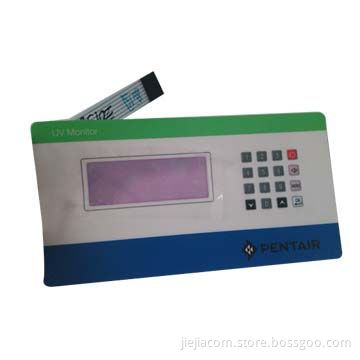 Membrane Panel Sticker, Made of PP/PET/PC Material, OEM and ODM Services are Provided